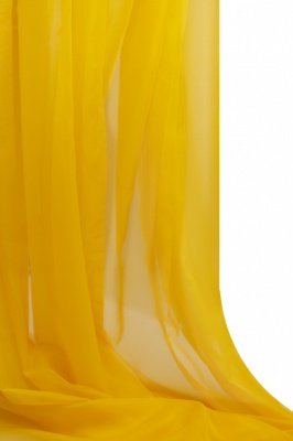 Портьерный капрон 13-0858, 47 гр/м2, шир.300см, цвет 21/жёлтый - купить в Улан-Удэ. Цена 137.27 руб.