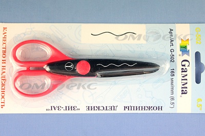 Ножницы G-502 детские 165 мм - купить в Улан-Удэ. Цена: 292.21 руб.
