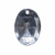 Стразы пришивные акриловые арт.#39/10 - "Кристал", 10х14 мм - купить в Улан-Удэ. Цена: 0.69 руб.