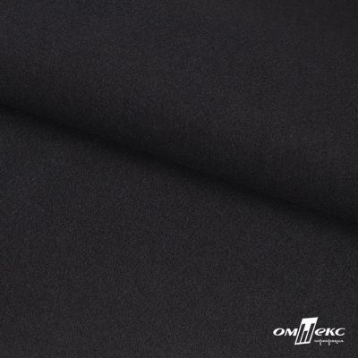 Трикотажное полотно "Монне" 100% полиэстр, 152см, 350 г/м2, чёрный, м - купить в Улан-Удэ. Цена 385 руб.