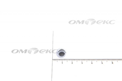 Глаза с ресницами овальные с бегающими зрачками (10 мм х 13 мм)  - купить в Улан-Удэ. Цена: 1.03 руб.