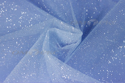 Сетка Глиттер, 40 гр/м2, шир.160см, цвет серо-голубой - купить в Улан-Удэ. Цена 178.20 руб.
