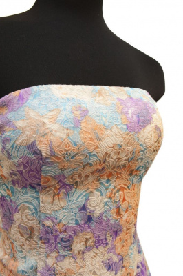 Ткань костюмная (принт) T005 1#, 270 гр/м2, шир.150см - купить в Улан-Удэ. Цена 610.65 руб.