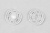 Кнопки пришивные пластиковые 15 мм, блистер 24шт, цв.-прозрачные - купить в Улан-Удэ. Цена: 68.79 руб.