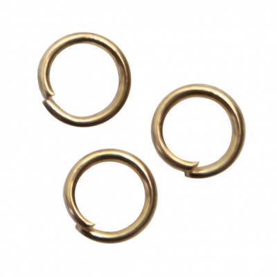 Кольцо  соединительное для бижутерии 5 мм, цв.-золото - купить в Улан-Удэ. Цена: 0.44 руб.