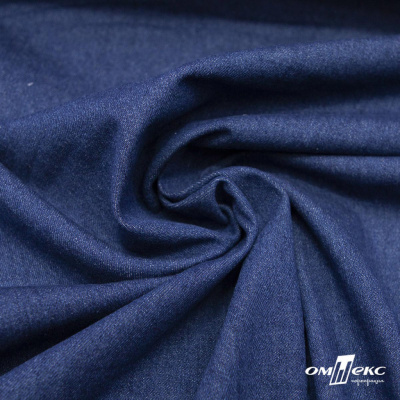 Ткань костюмная "Джинс", 315 г/м2, 100% хлопок, шир. 150 см,   Цв. 7/ Dark blue - купить в Улан-Удэ. Цена 588 руб.