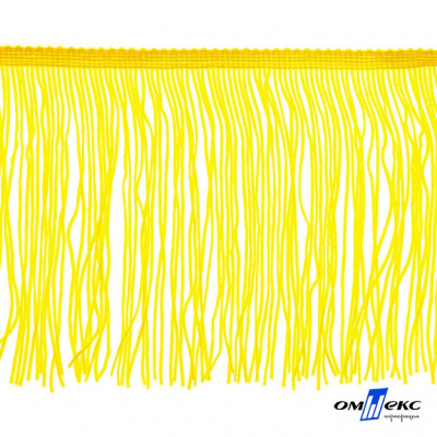 Бахрома для одежды (вискоза), шир.15 см, (упак.10 ярд), цв. 34 - жёлтый - купить в Улан-Удэ. Цена: 617.40 руб.