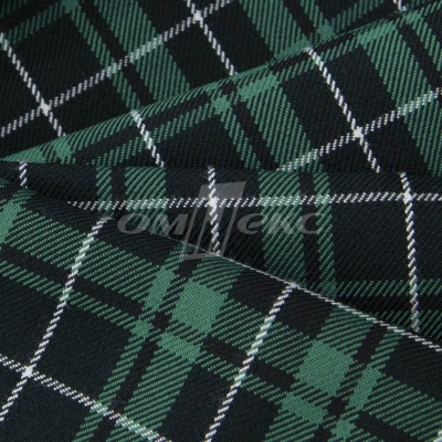 Ткань костюмная Клетка 25577, т.зеленый/зеленый./ч/бел, 230 г/м2, шир.150 см - купить в Улан-Удэ. Цена 545.24 руб.