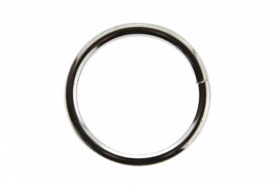 Кольцо металлическое d-32 мм, цв.-никель - купить в Улан-Удэ. Цена: 3.57 руб.