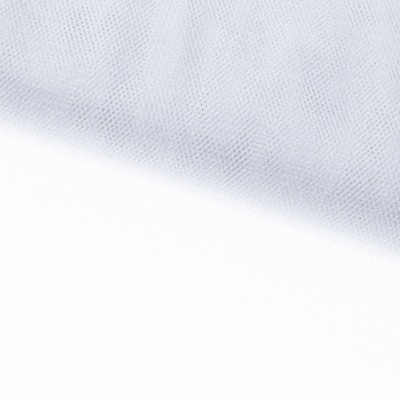 Трикотажное полотно Тюль Кристалл, 100% полиэфир, 16-01/белый, 15гр/м2, шир.160см. - купить в Улан-Удэ. Цена 129.70 руб.