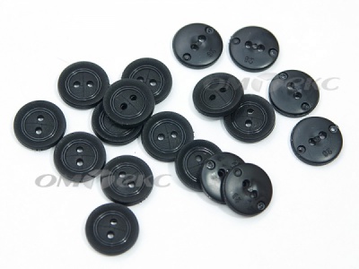 51820/18 мм (2 пр) черные пуговицы - купить в Улан-Удэ. Цена: 0.82 руб.