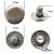 Кнопка металлическая "Альфа" с пружиной, 15 мм (уп. 720+/-20 шт), цвет никель - купить в Улан-Удэ. Цена: 1 466.73 руб.