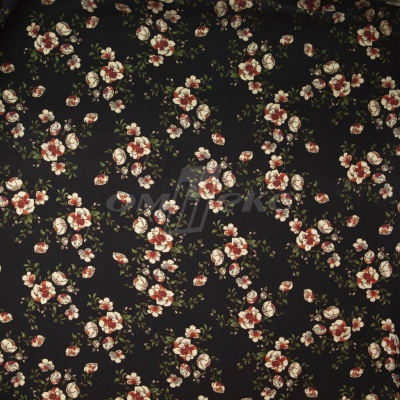 Плательная ткань "Фламенко" 3.1, 80 гр/м2, шир.150 см, принт растительный - купить в Улан-Удэ. Цена 239.03 руб.