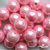 0404-00108-Бусины пластиковые под жемчуг "ОмТекс", 16 мм, (уп.50гр=24+/-1шт) цв.101-св.розовый - купить в Улан-Удэ. Цена: 44.18 руб.
