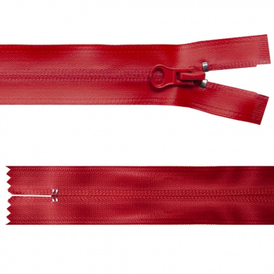 Молния водонепроницаемая PVC Т-7, 20 см, неразъемная, цвет (820)-красный - купить в Улан-Удэ. Цена: 21.56 руб.