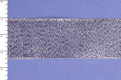 Лента парча MR-25, 25мм (33 м)  серебро - купить в Улан-Удэ. Цена: 403.62 руб.
