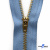 Молнии джинсовые металл т-4, 18 см латунь (YG), цв.-деним (231) - купить в Улан-Удэ. Цена: 21.57 руб.