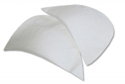 Плечевые накладки И-8 НЦ, составные, цвет белый - купить в Улан-Удэ. Цена: 47.27 руб.