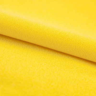 Креп стрейч Амузен 12-0752, 85 гр/м2, шир.150см, цвет жёлтый - купить в Улан-Удэ. Цена 194.07 руб.