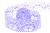 Тесьма кружевная 0621-2063, шир. 40 мм/уп. 20+/-1 м, цвет 107-фиолет - купить в Улан-Удэ. Цена: 933.93 руб.