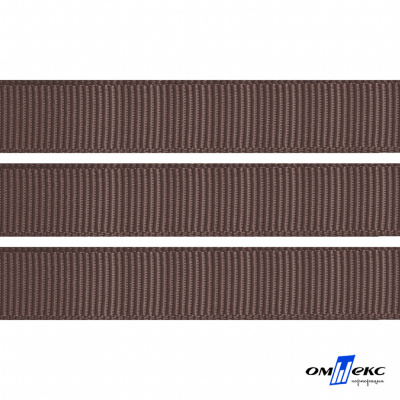 Репсовая лента 005, шир. 12 мм/уп. 50+/-1 м, цвет коричневый - купить в Улан-Удэ. Цена: 166.60 руб.