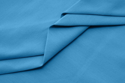 Ткань сорочечная стрейч 18-4535, 115 гр/м2, шир.150см, цвет бирюза - купить в Улан-Удэ. Цена 285.04 руб.