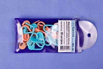Кольцо маркировочное пластик МКL-12, 30 мм для вязания (12 шт) - купить в Улан-Удэ. Цена: 119.89 руб.