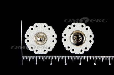 Кнопки пришивные №6 S20мм пластиковые белые - купить в Улан-Удэ. Цена: 9.88 руб.