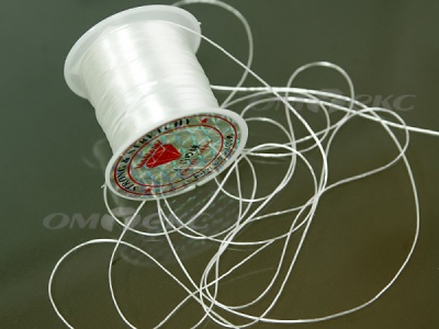 Резинка для бисера DN-0,6 мм, (уп.18м) - купить в Улан-Удэ. Цена: 60.28 руб.