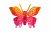 Бабочка декоративная пластиковая #10 - купить в Улан-Удэ. Цена: 7.09 руб.