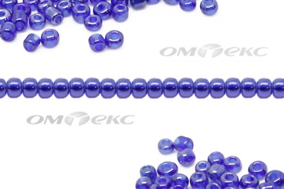 Бисер (TL) 11/0 ( упак.100 гр) цв.108 - синий - купить в Улан-Удэ. Цена: 44.80 руб.