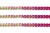 Пайетки "ОмТекс" на нитях, CREAM, 6 мм С / упак.73+/-1м, цв. 89 - розовый - купить в Улан-Удэ. Цена: 468.37 руб.
