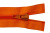 Спиральная молния Т5 849, 75 см, автомат, цвет оранжевый - купить в Улан-Удэ. Цена: 16.28 руб.