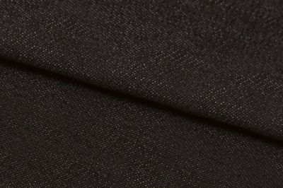 Ткань джинсовая №96, 160 гр/м2, шир.148см, цвет чёрный - купить в Улан-Удэ. Цена 350.42 руб.