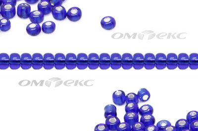 Бисер (SL) 11/0 ( упак.100 гр) цв.28 - синий - купить в Улан-Удэ. Цена: 53.34 руб.