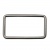 Рамка металлическая прямоугольная, 40 х 15 мм- тём.никель - купить в Улан-Удэ. Цена: 4.60 руб.