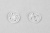 Кнопки пришивные пластиковые 10 мм, блистер 24шт, цв.-прозрачные - купить в Улан-Удэ. Цена: 48.41 руб.