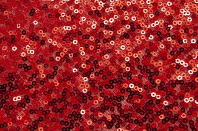Сетка с пайетками №18, 188 гр/м2, шир.130см, цвет красный - купить в Улан-Удэ. Цена 371 руб.