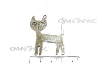 Декоративный элемент для творчества из металла "Кот" - купить в Улан-Удэ. Цена: 13.33 руб.