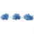 Тесьма плетеная "Рюш", упак. 9,14 м, цвет голубой - купить в Улан-Удэ. Цена: 45.87 руб.