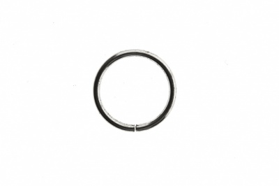 Кольцо металлическое d-15 мм, цв.-никель - купить в Улан-Удэ. Цена: 2.45 руб.
