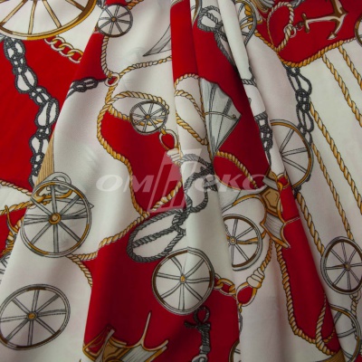 Плательная ткань "Фламенко" 13.1, 80 гр/м2, шир.150 см, принт этнический - купить в Улан-Удэ. Цена 241.49 руб.