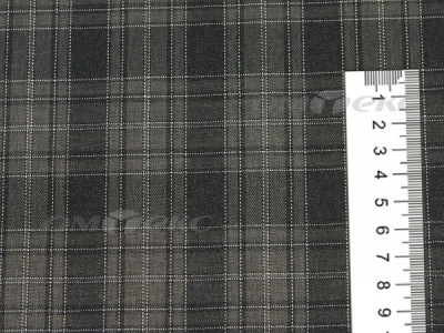 Ткань костюмная клетка 25235 2004, 185 гр/м2, шир.150см, цвет серый/бел - купить в Улан-Удэ. Цена 